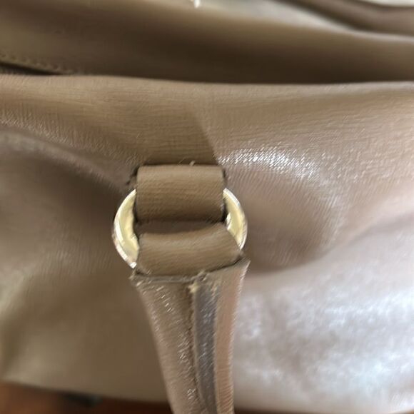FURLA hand bag impeccable condition light tan color - Picture 9 of 12